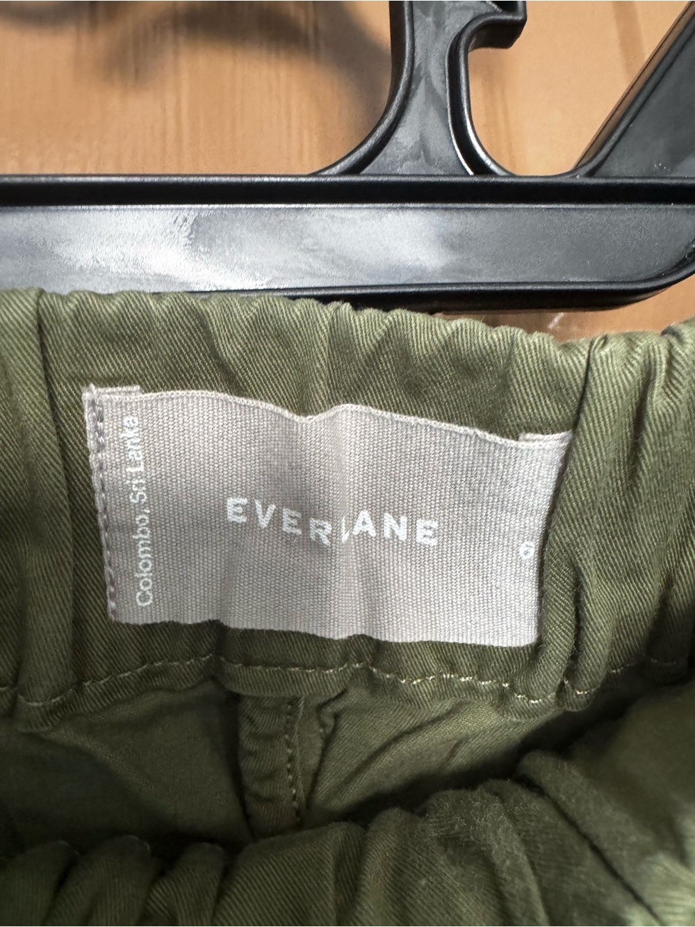 Everlane Olive Green Women’s The Easy Pant - Picture 2 of 3